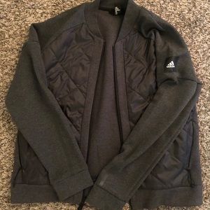 Adidas bomber jacket Gray Size L